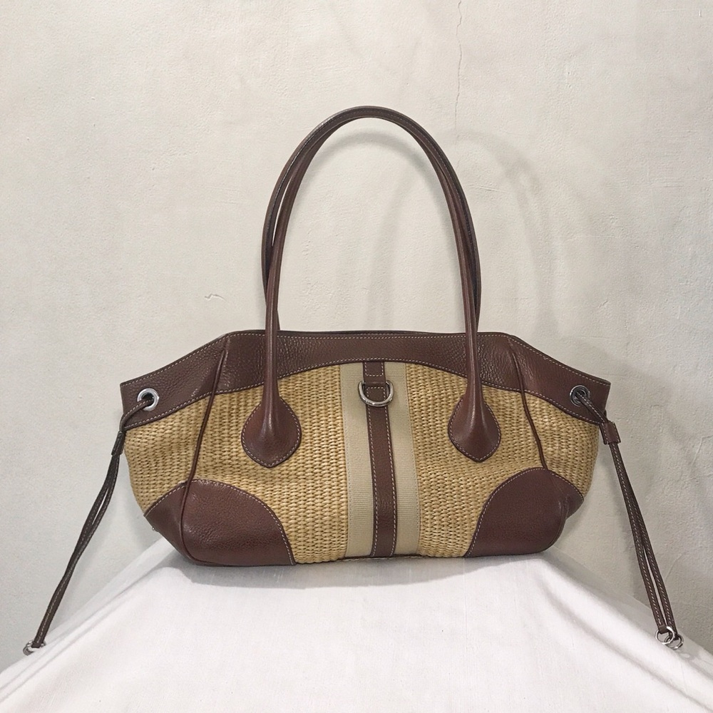 Prada Woven Shoulder Bag